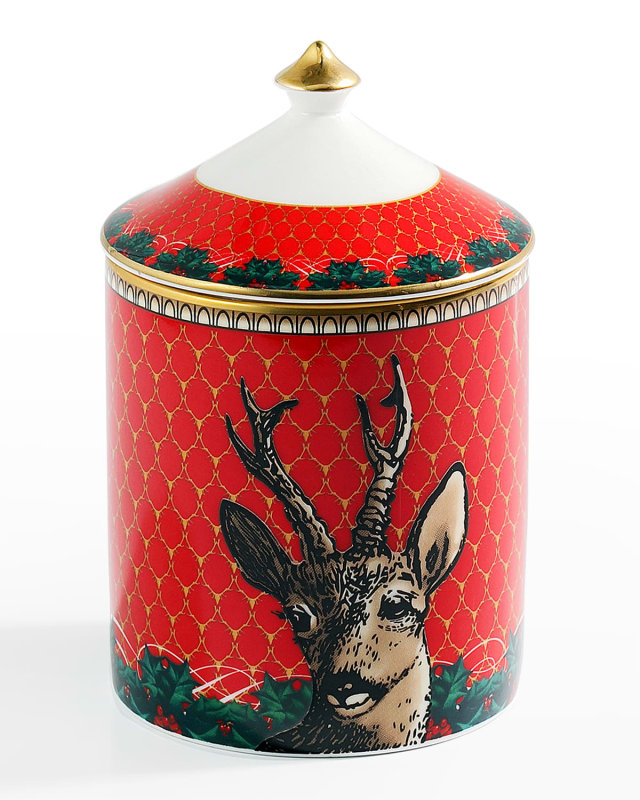 Antler Trellis & Stag Cinnamon & Orange Lidded Candle